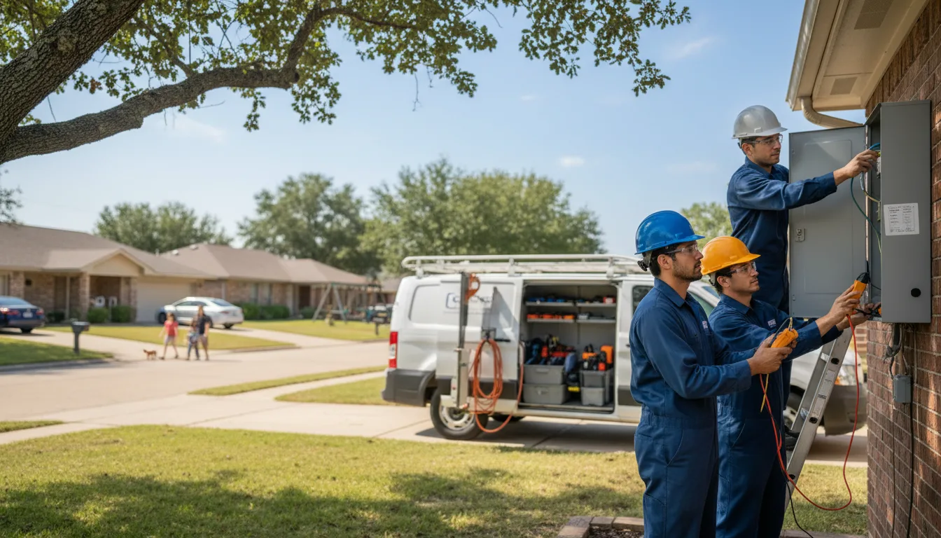 Certified electrician providing emergency electrical services in Drury, MA